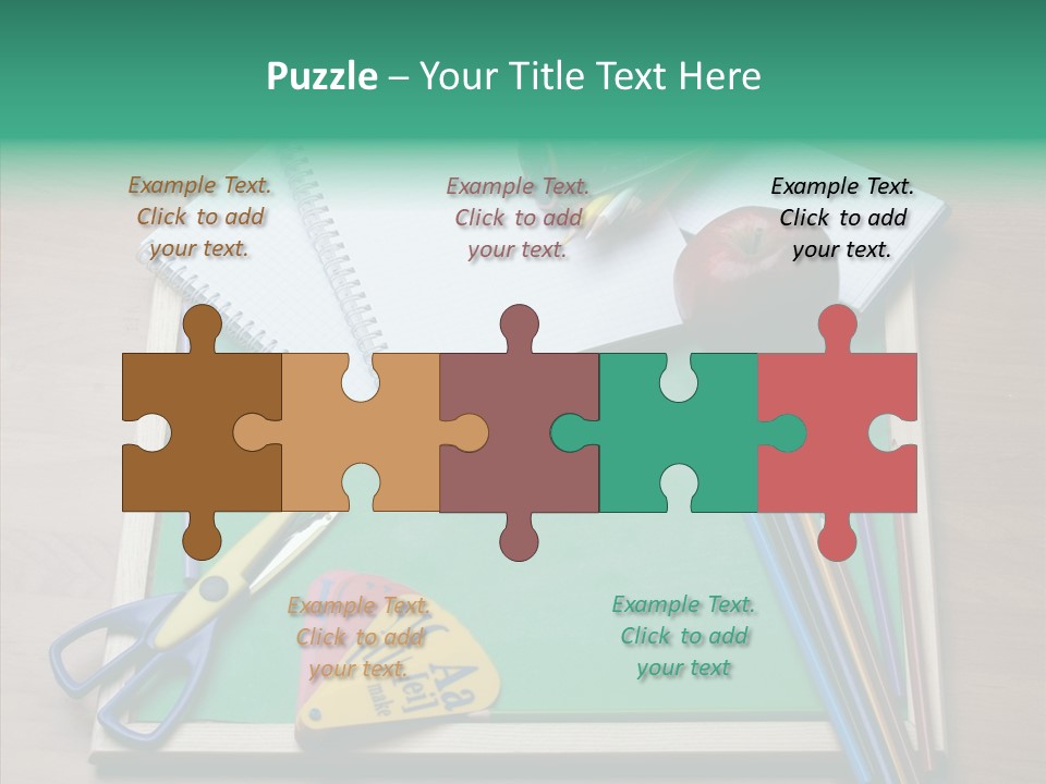 Class Pens Draw PowerPoint Template