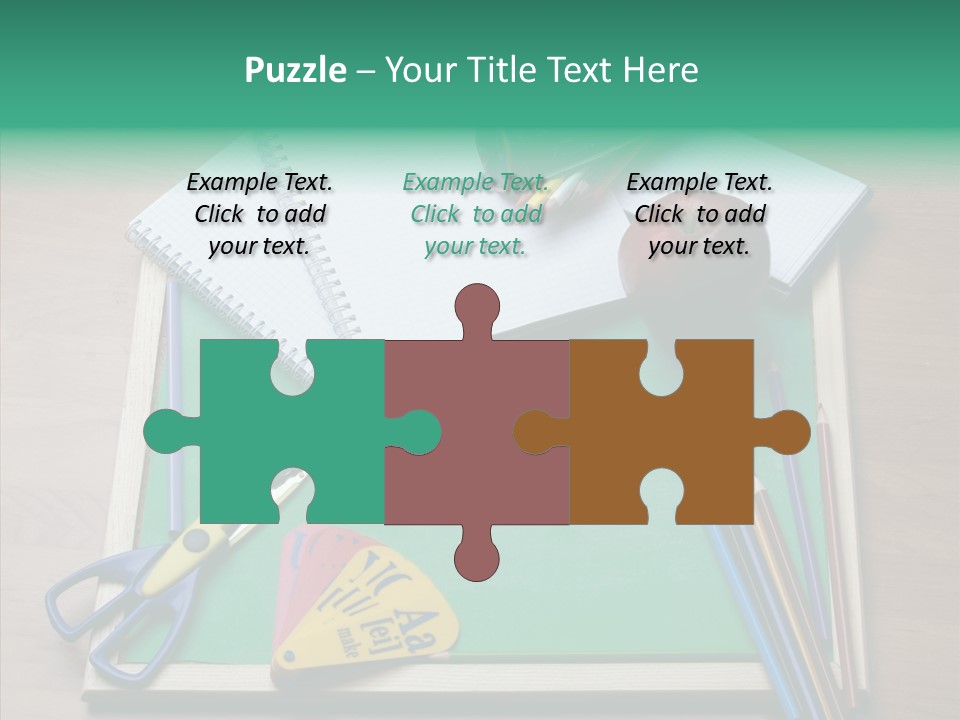 Class Pens Draw PowerPoint Template