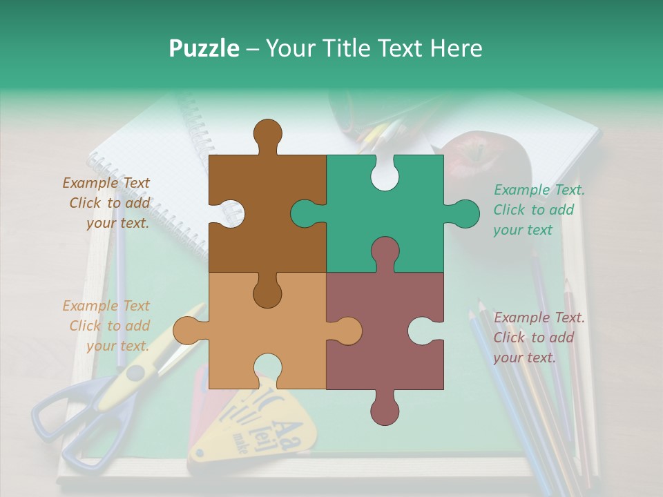 Class Pens Draw PowerPoint Template