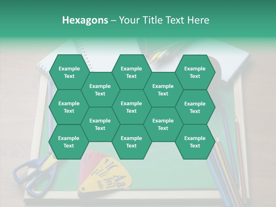 Class Pens Draw PowerPoint Template