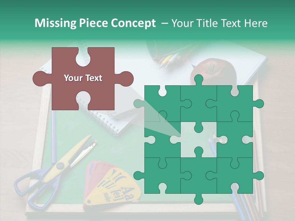 Class Pens Draw PowerPoint Template