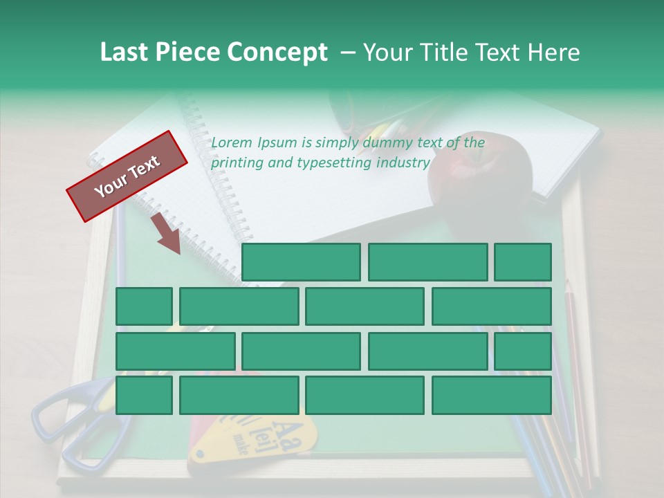 Class Pens Draw PowerPoint Template