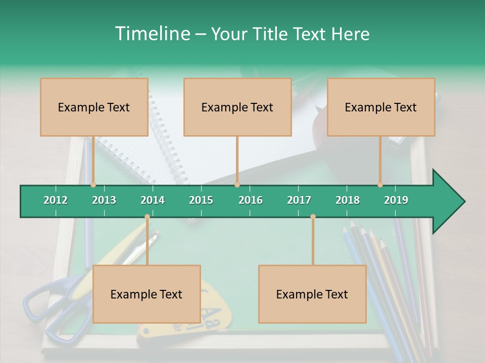 Class Pens Draw PowerPoint Template