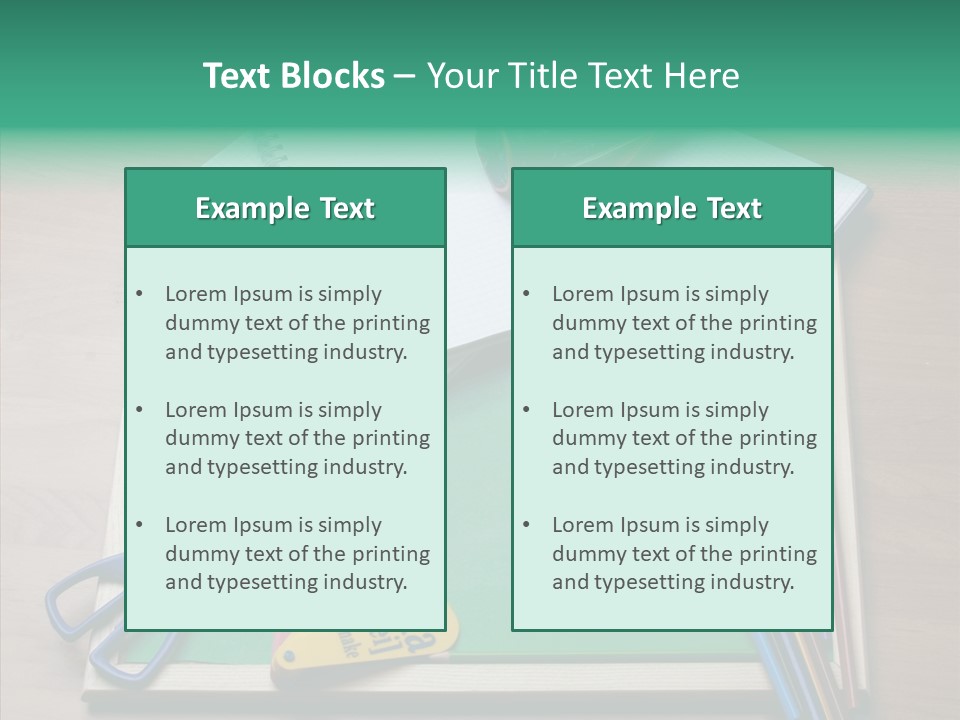 Class Pens Draw PowerPoint Template