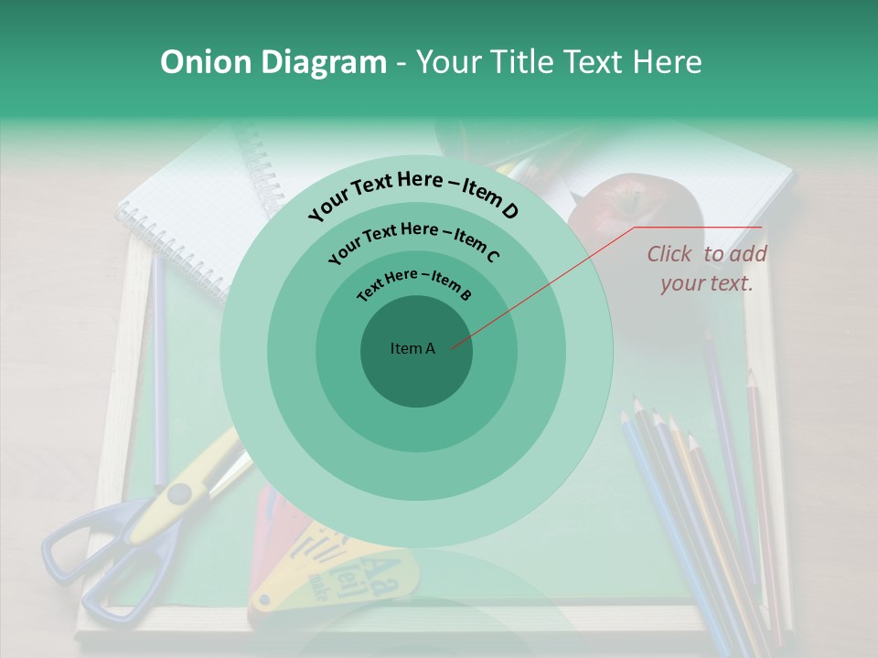 Class Pens Draw PowerPoint Template