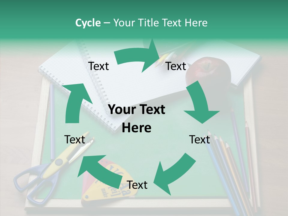 Class Pens Draw PowerPoint Template