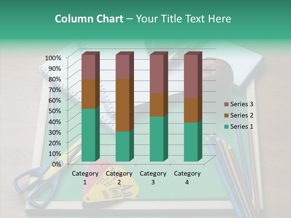 Class Pens Draw PowerPoint Template