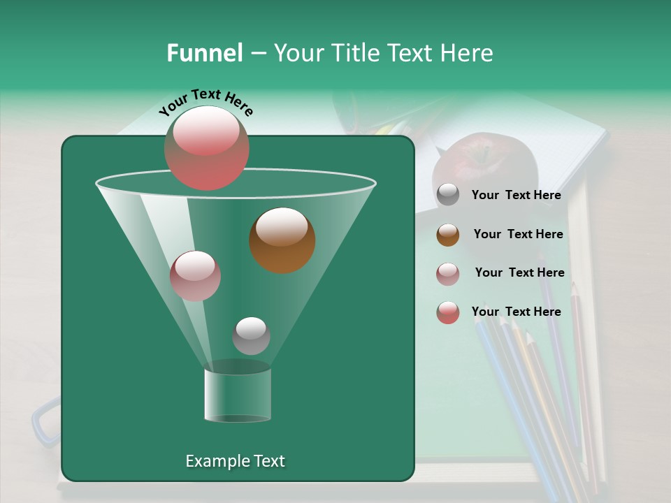 Class Pens Draw PowerPoint Template