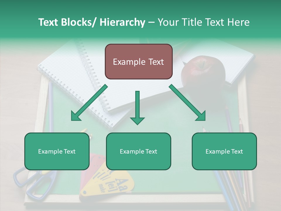 Class Pens Draw PowerPoint Template