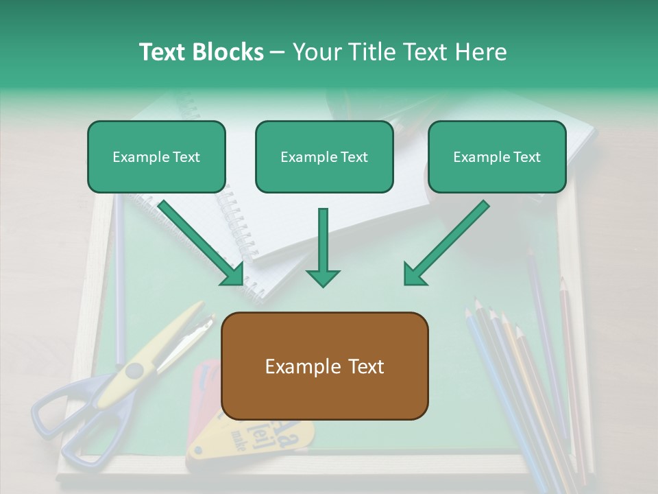 Class Pens Draw PowerPoint Template
