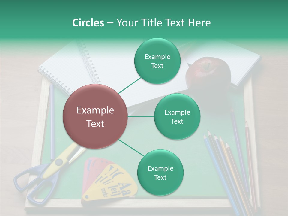 Class Pens Draw PowerPoint Template