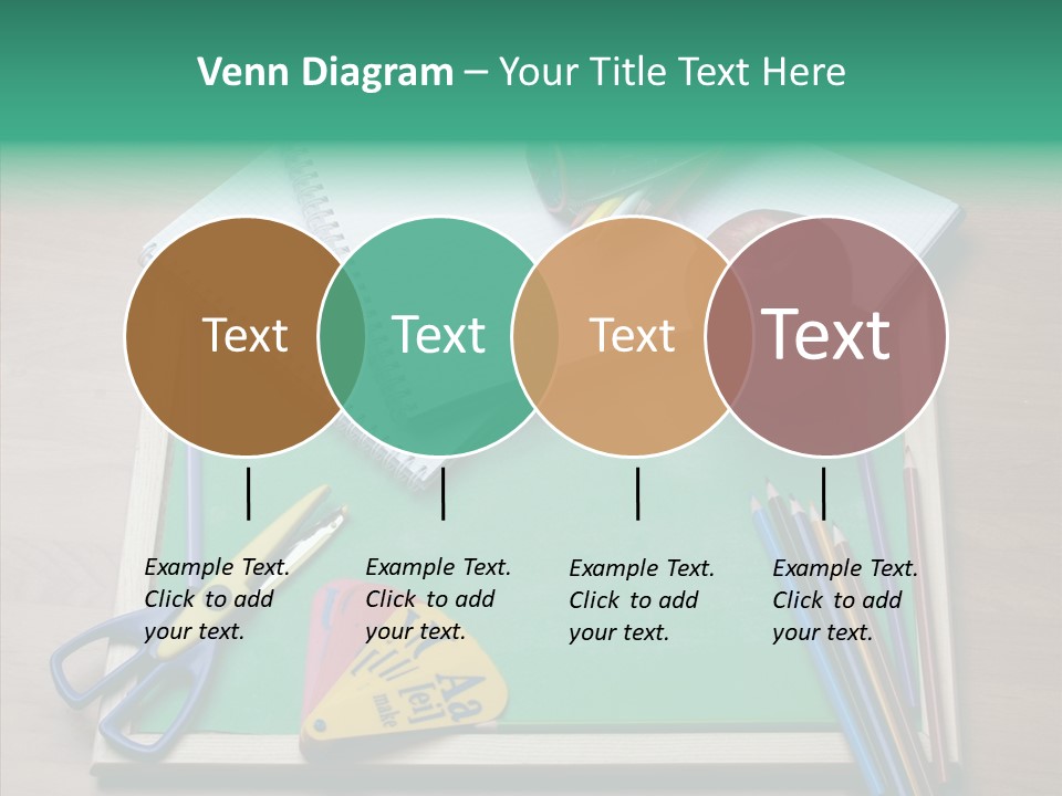 Class Pens Draw PowerPoint Template
