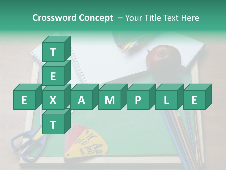 Class Pens Draw PowerPoint Template