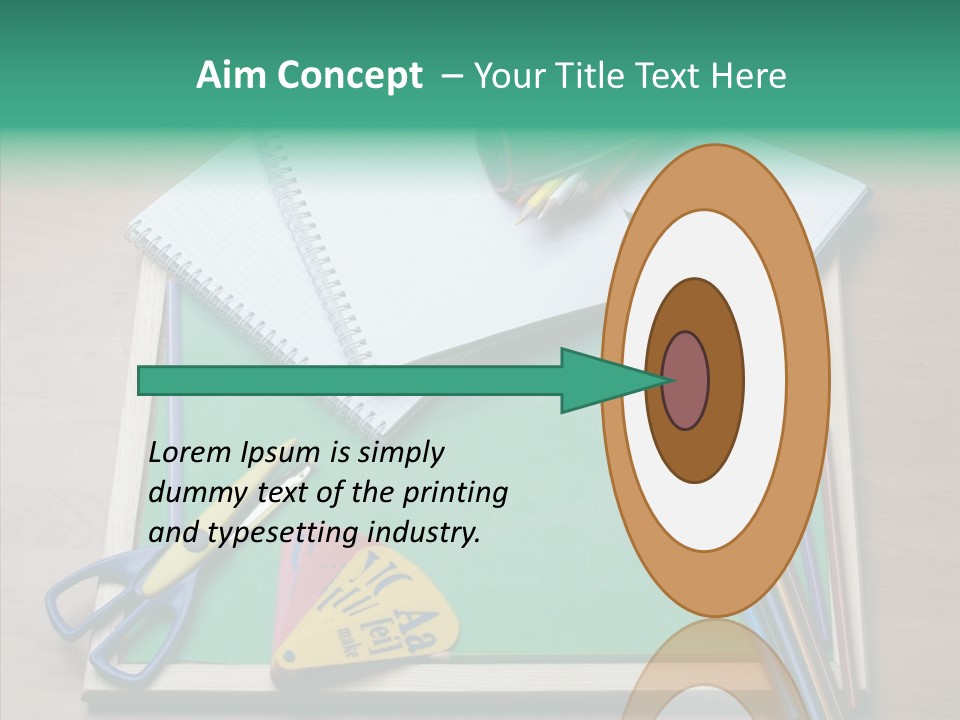 Class Pens Draw PowerPoint Template