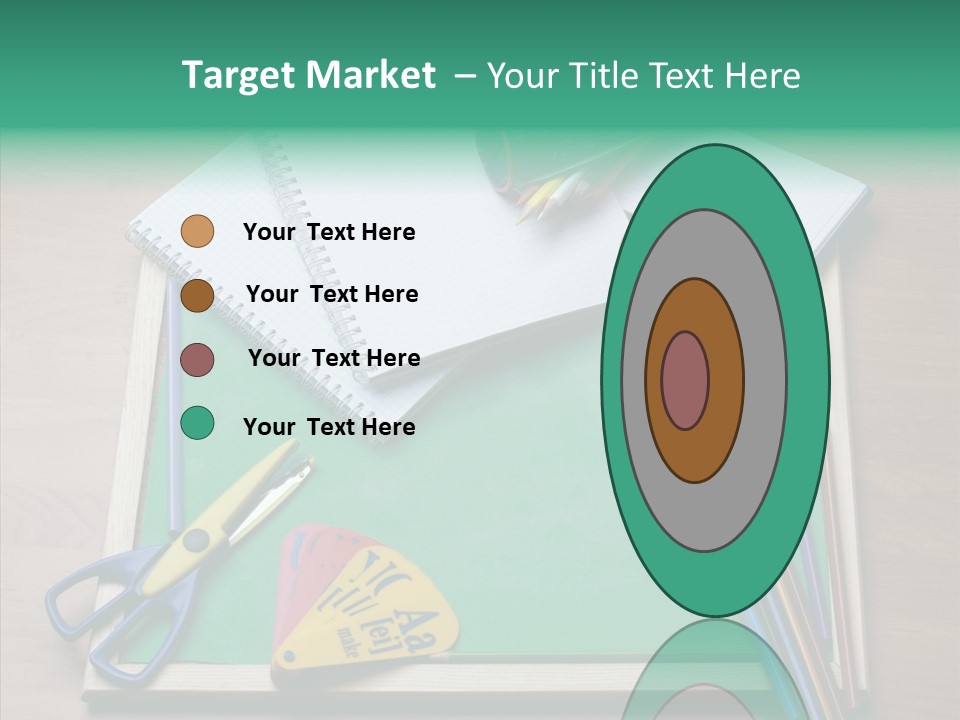 Class Pens Draw PowerPoint Template