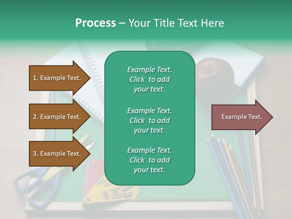 Class Pens Draw PowerPoint Template