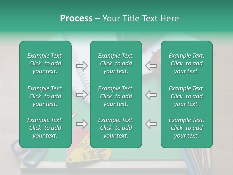 Class Pens Draw PowerPoint Template