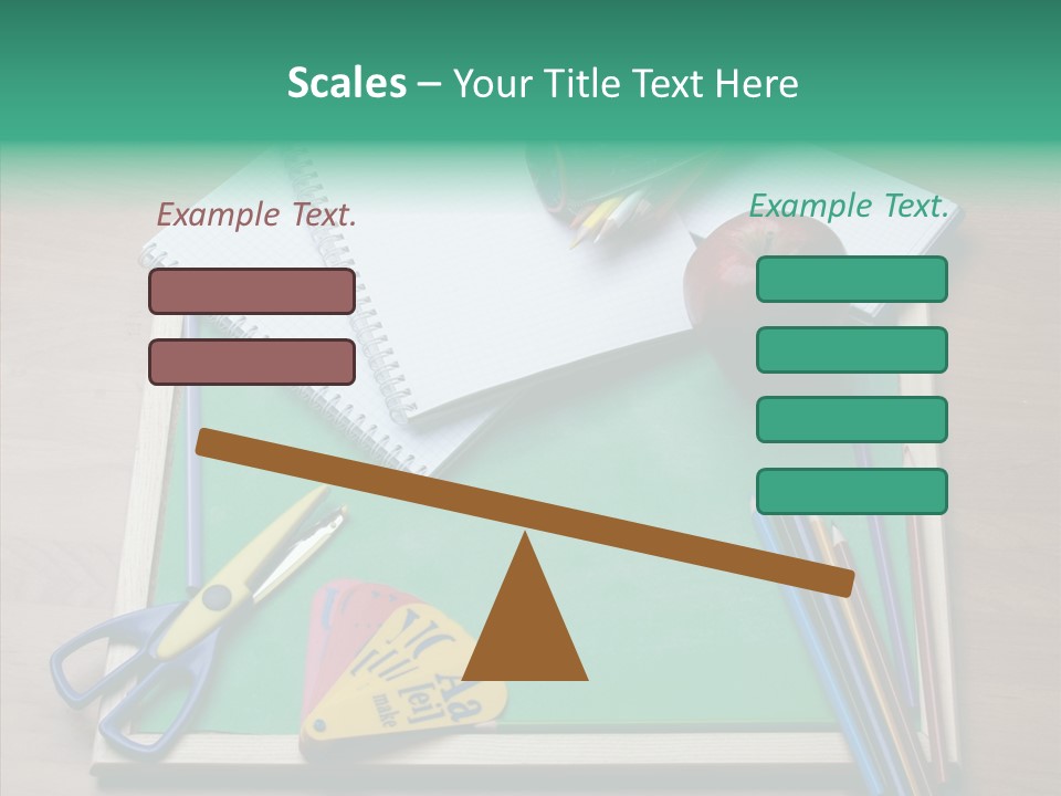 Class Pens Draw PowerPoint Template