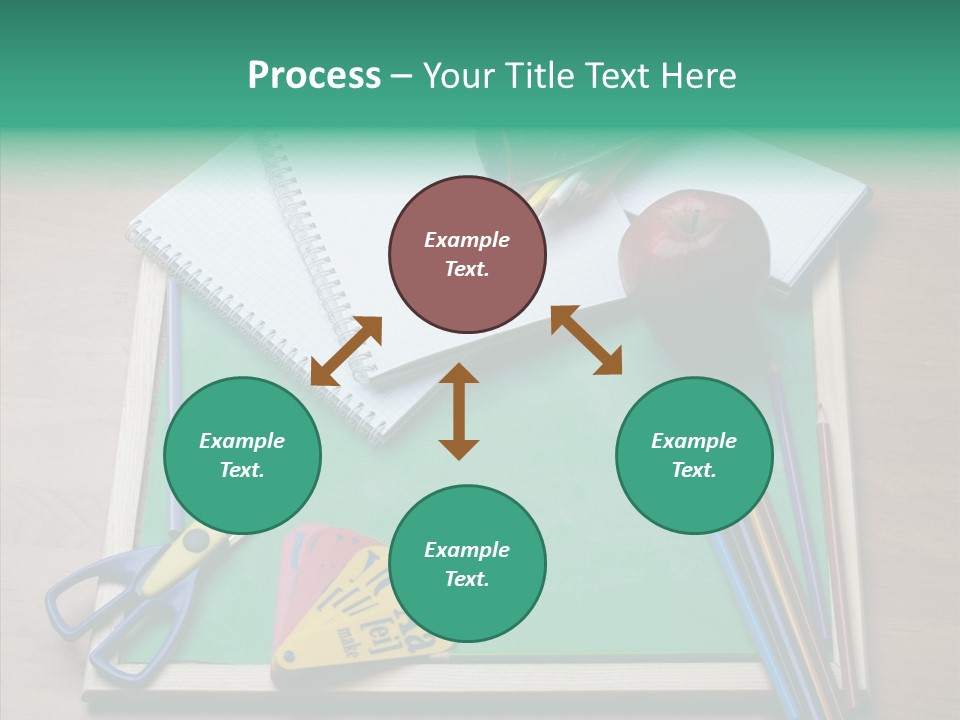 Class Pens Draw PowerPoint Template