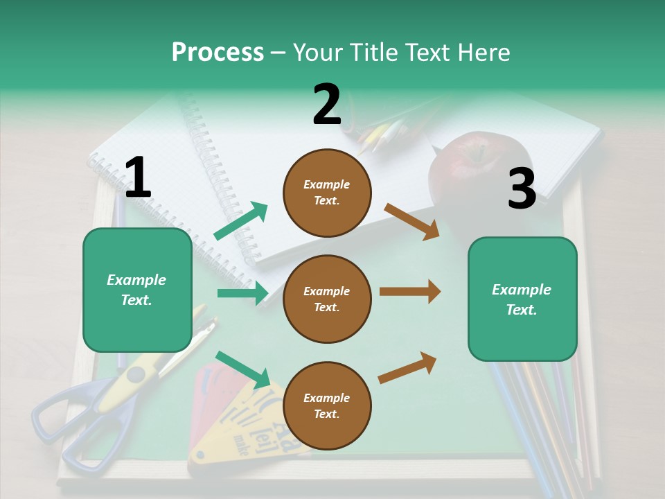 Class Pens Draw PowerPoint Template