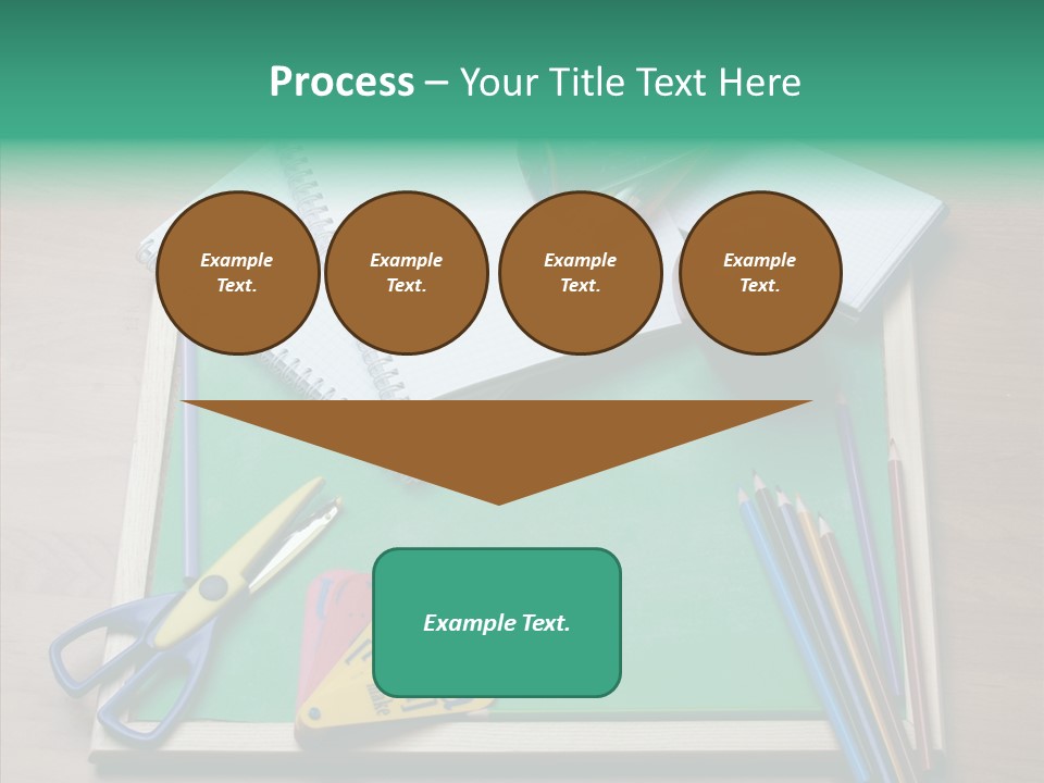 Class Pens Draw PowerPoint Template