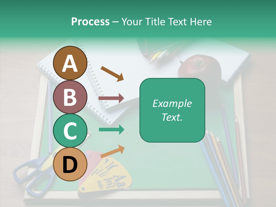 Class Pens Draw PowerPoint Template