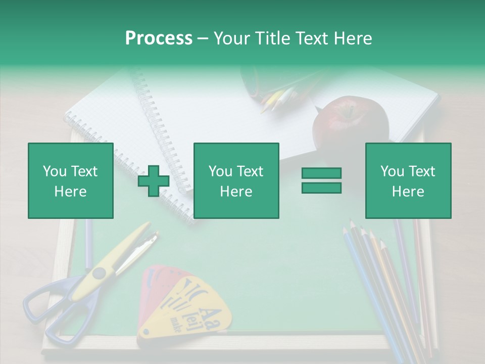 Class Pens Draw PowerPoint Template