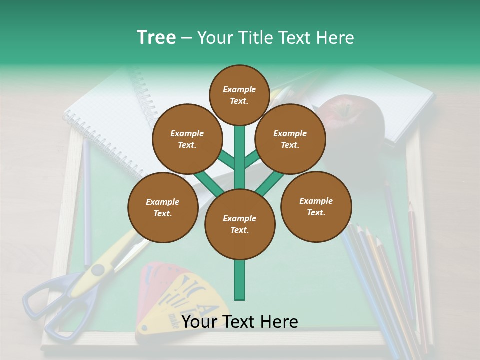 Class Pens Draw PowerPoint Template