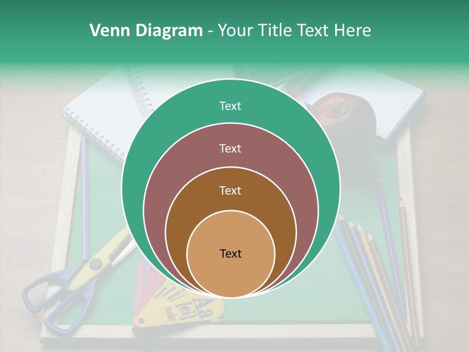 Class Pens Draw PowerPoint Template