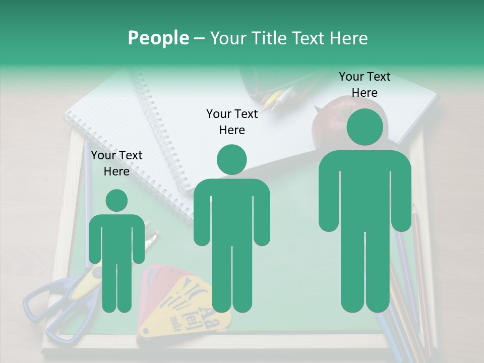 Class Pens Draw PowerPoint Template