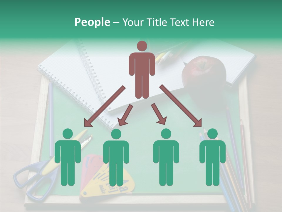 Class Pens Draw PowerPoint Template