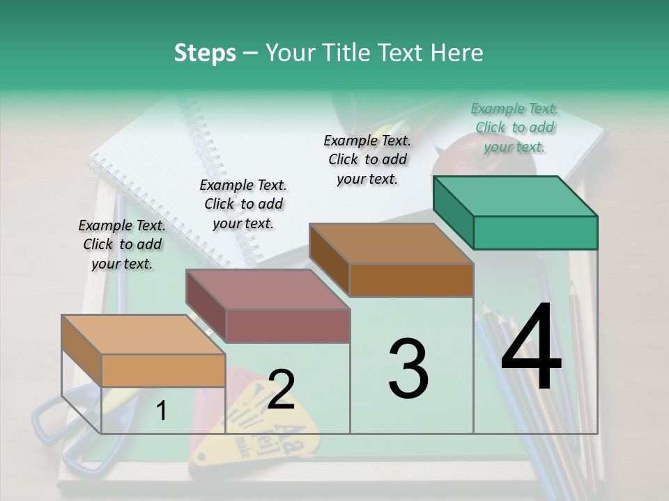 Class Pens Draw PowerPoint Template