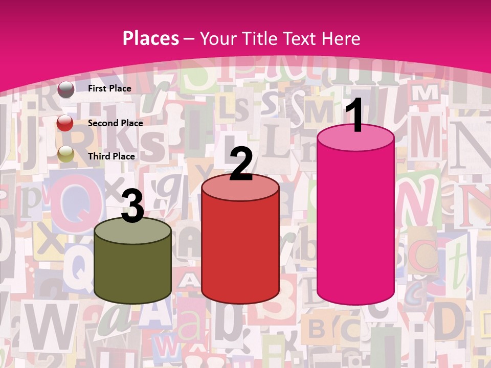 Newspaper Collage Background PowerPoint Template