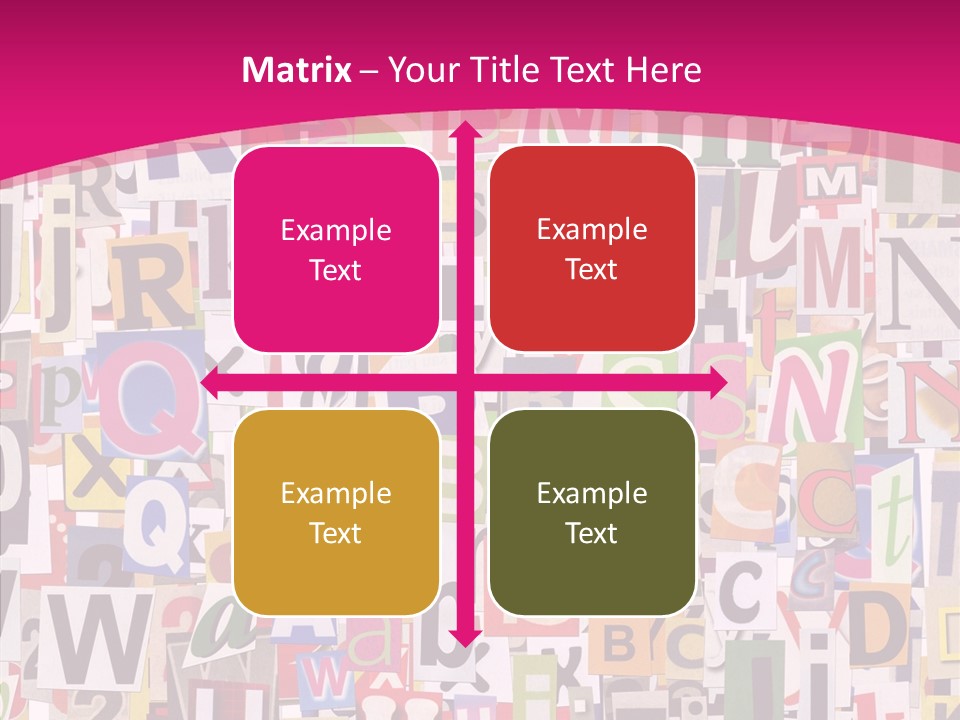 Newspaper Collage Background PowerPoint Template