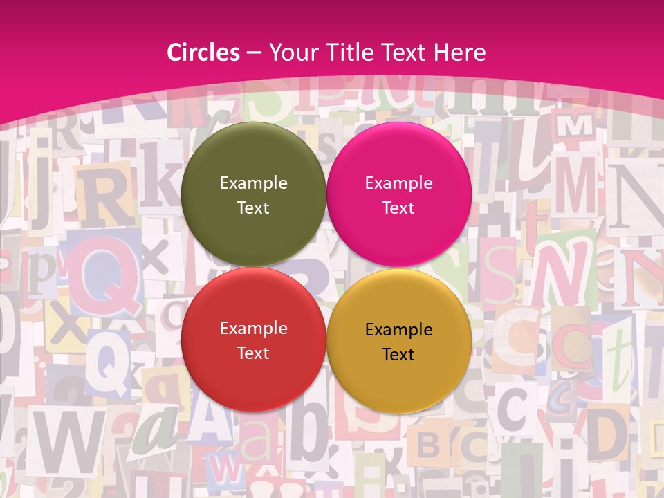 Newspaper Collage Background PowerPoint Template