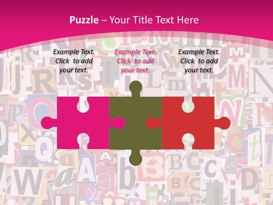 Newspaper Collage Background PowerPoint Template