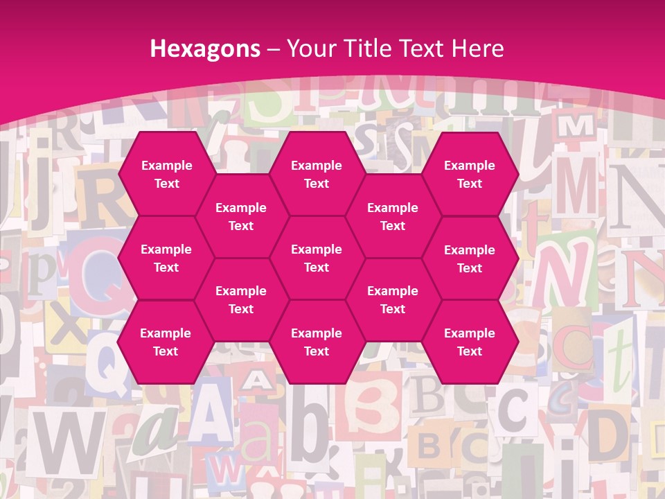 Newspaper Collage Background PowerPoint Template