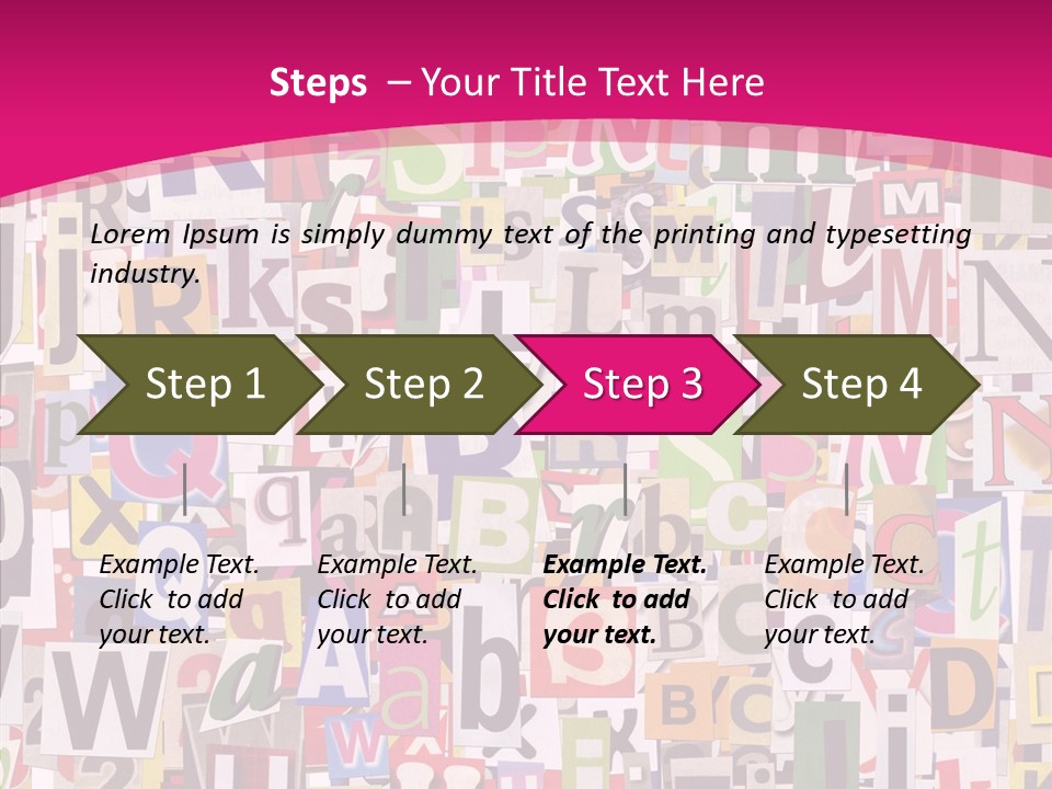 Newspaper Collage Background PowerPoint Template