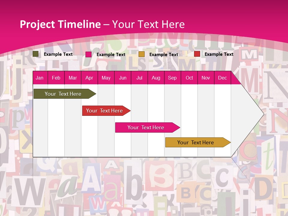 Newspaper Collage Background PowerPoint Template