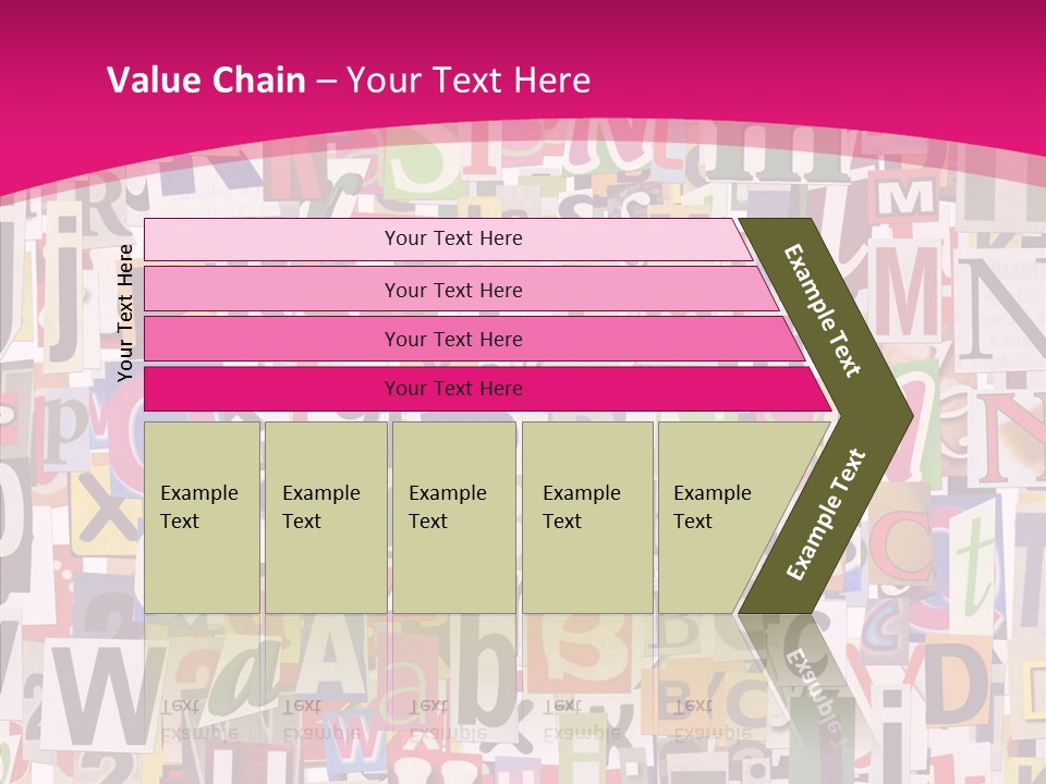 Newspaper Collage Background PowerPoint Template