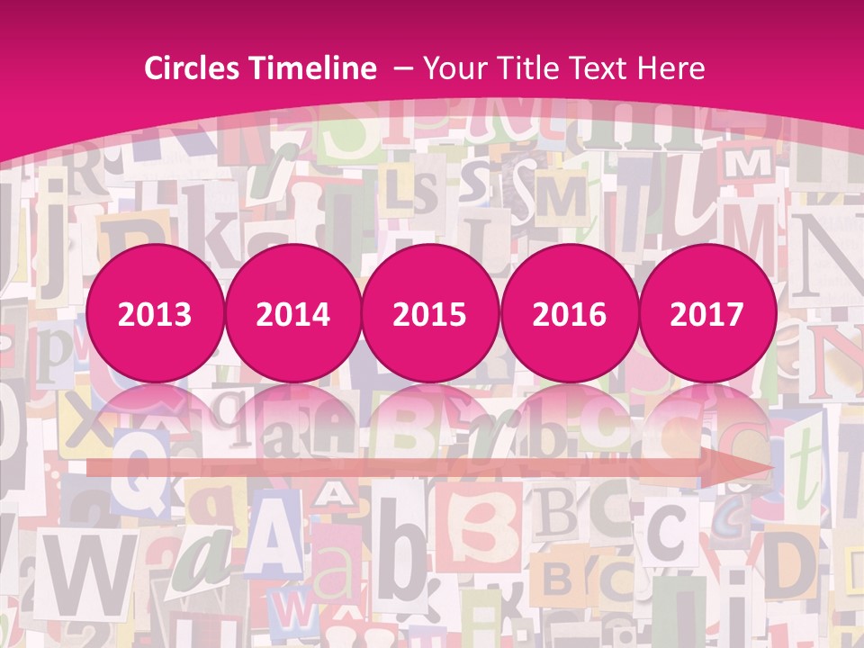 Newspaper Collage Background PowerPoint Template