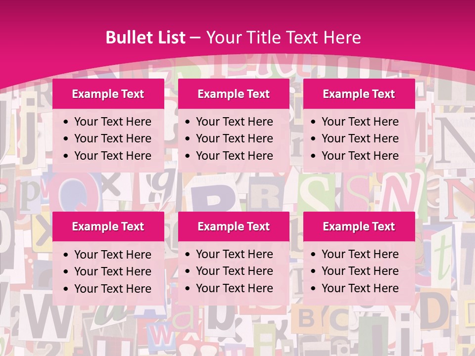 Newspaper Collage Background PowerPoint Template