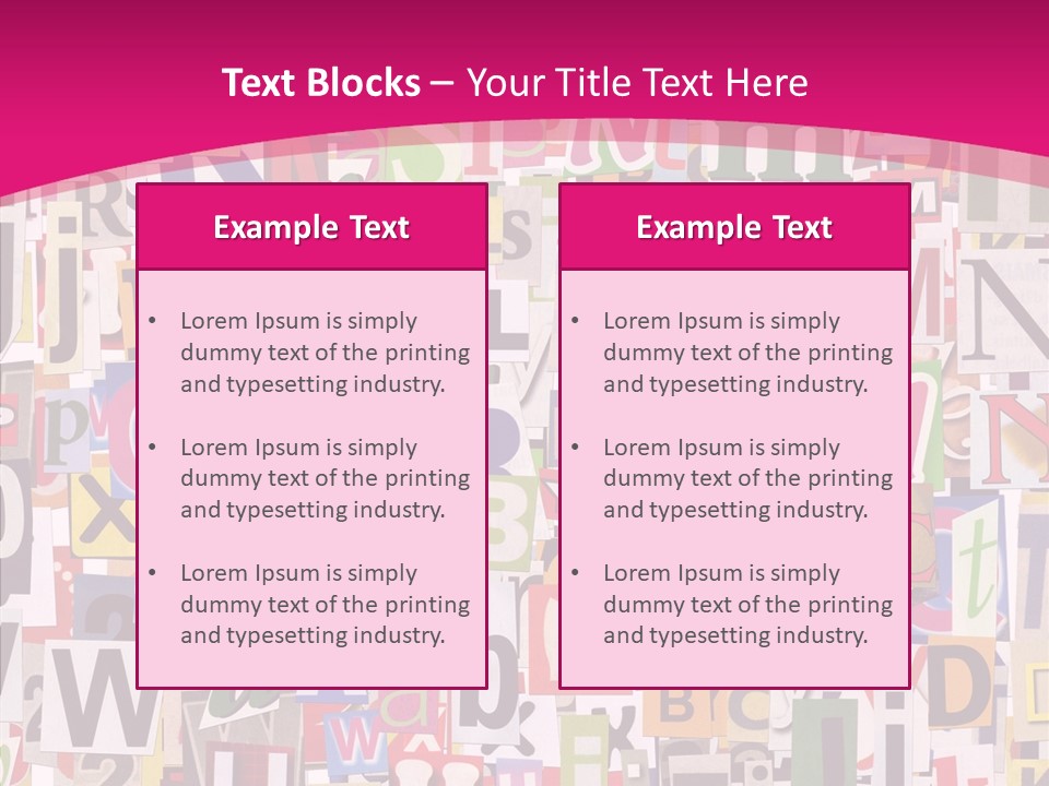Newspaper Collage Background PowerPoint Template