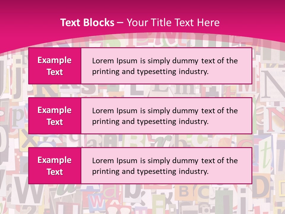 Newspaper Collage Background PowerPoint Template