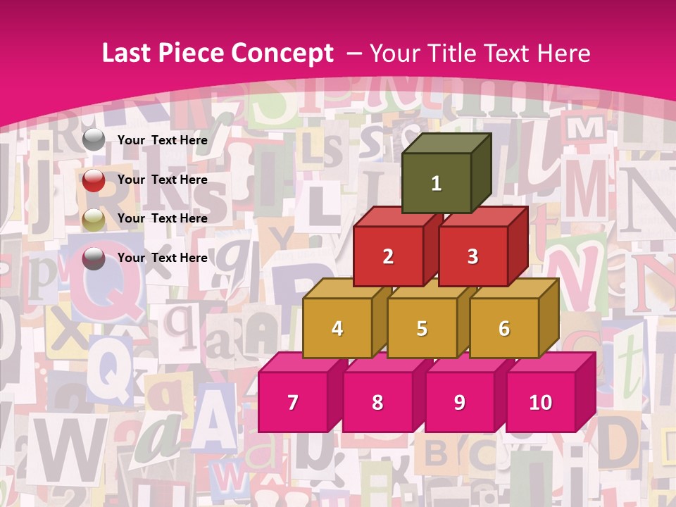 Newspaper Collage Background PowerPoint Template