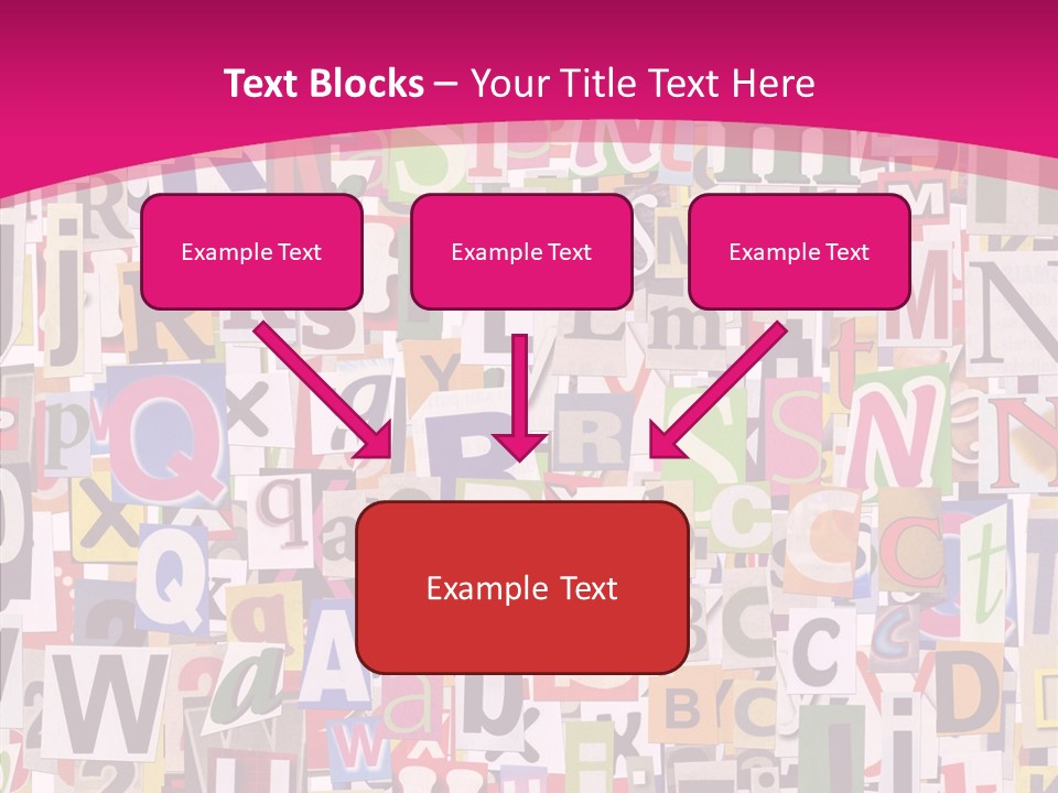 Newspaper Collage Background PowerPoint Template