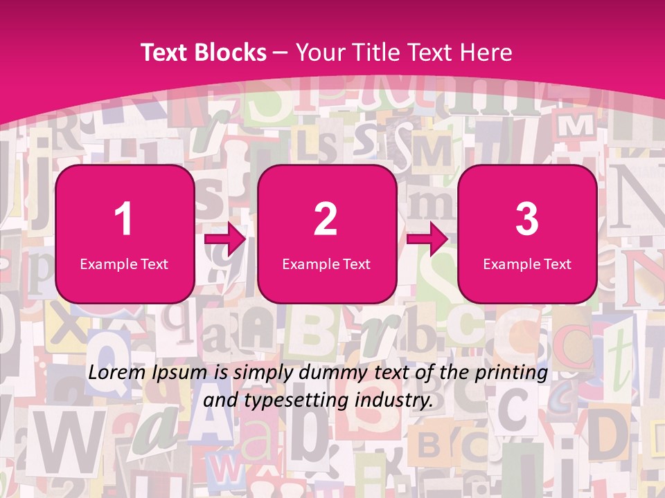 Newspaper Collage Background PowerPoint Template