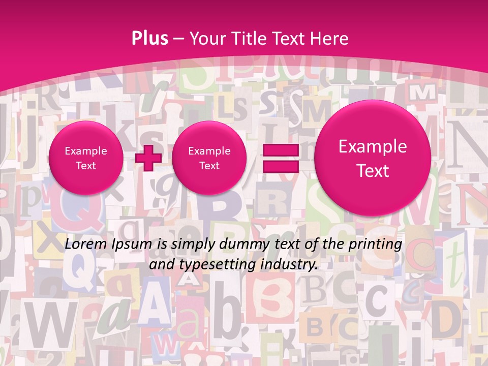 Newspaper Collage Background PowerPoint Template