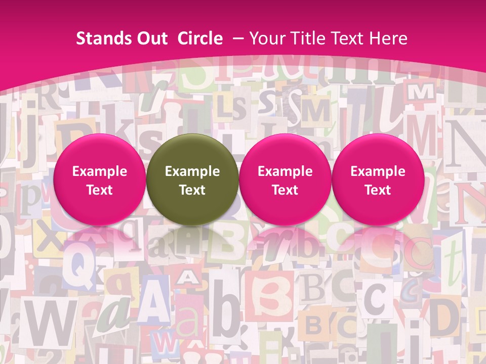 Newspaper Collage Background PowerPoint Template