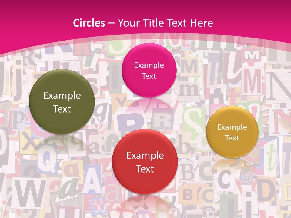 Newspaper Collage Background PowerPoint Template